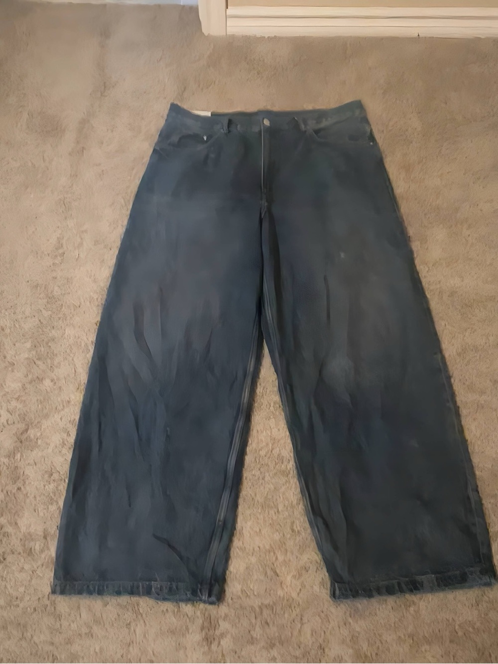 H&M Baggy Men's Jeans in Dark Blue